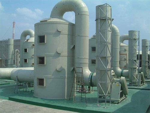 玻璃鋼收塵洗滌塔-同時去除顆粒物和污染物-全面凈化-環保節能